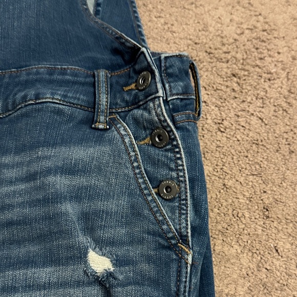 Stylish Blue Denim Overalls - Picture 7 of 8